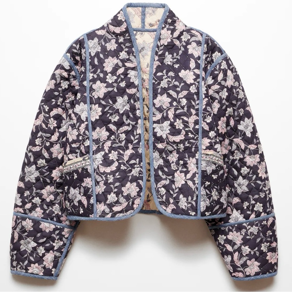 Mango Reversible Quilted jacket